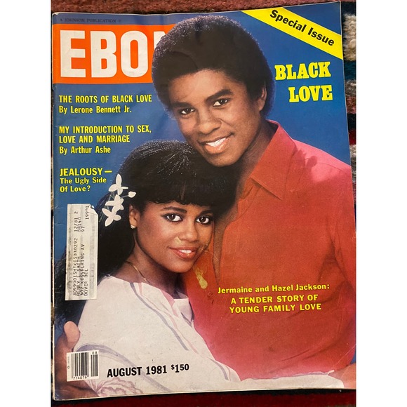 Ebony Magazine, August 1981 Special Issue "Black Love Jermain and Hazel Jackson - Picture 1 of 16